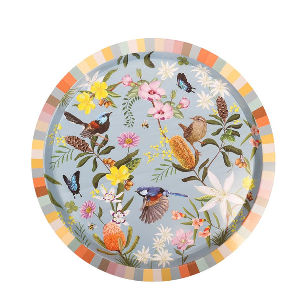 Celebrations Tray | Backcountry by La La Land. Australian Art Prints and Homewares. Green Door Decor. www.greendoordecor.com.au