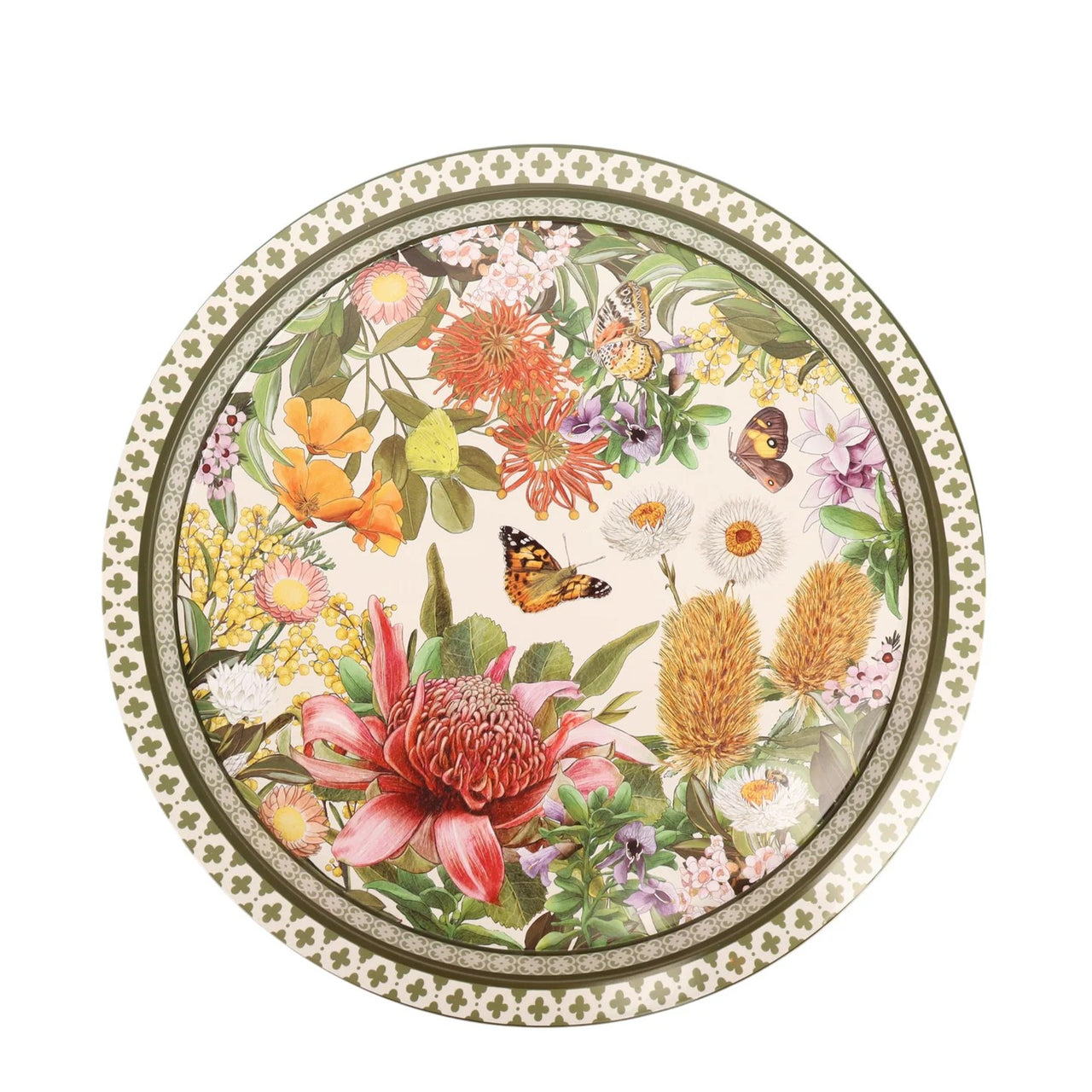 Celebrations Tray | Botanical Blooms Butterflies by La La Land. Australian Art Prints, Gifts, Fashion and Homewares. Green Door Decor. www.greendoordecor.com.au