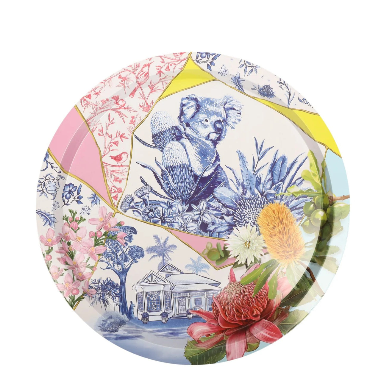 Celebrations Tray | Pieces of Poetry by La La Land. Australian Art Prints and Homewares. Green Door Decor. www.greendoordecor.com.au