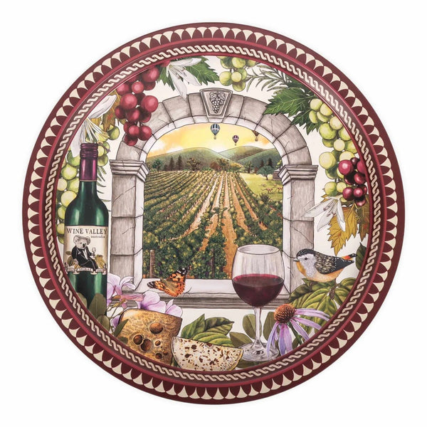 Celebrations Tray | Vineyard Visions Window by La La Land. Australian Art Prints, Gifts, Fashion and Homewares. Green Door Decor. www.greendoordecor.com.au