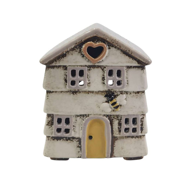 Ceramic Tea Light Holder | Bee House by Yellow Rock Decor, Sunrise Accessories. Australian Art Prints, Gifts, Fashion and Homewares. Green Door Decor. www.greendoordecor.com.au