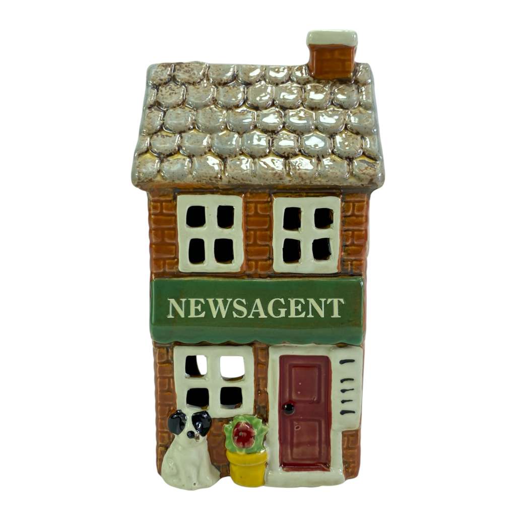 Ceramic Tea Light Holder | Newsagent by Yellow Rock Decor, Sunrise Accessories. Australian Art Prints, Gifts, Fashion and Homewares. Green Door Decor. www.greendoordecor.com.au