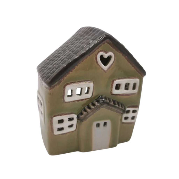 Ceramic Tea Light Holder | Patio Heart House by Yellow Rock Decor. Australian Art Prints, Gifts, Fashion and Homewares. Green Door Decor. www.greendoordecor.com.au