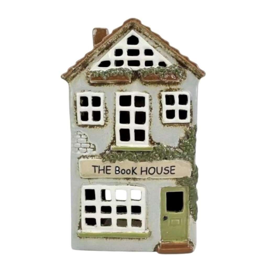 Ceramic Tea Light Holder | The Book House by Yellow Rock Decor, Sunrise Accessories. Australian Art Prints, Gifts, Fashion and Homewares. Green Door Decor. www.greendoordecor.com.au