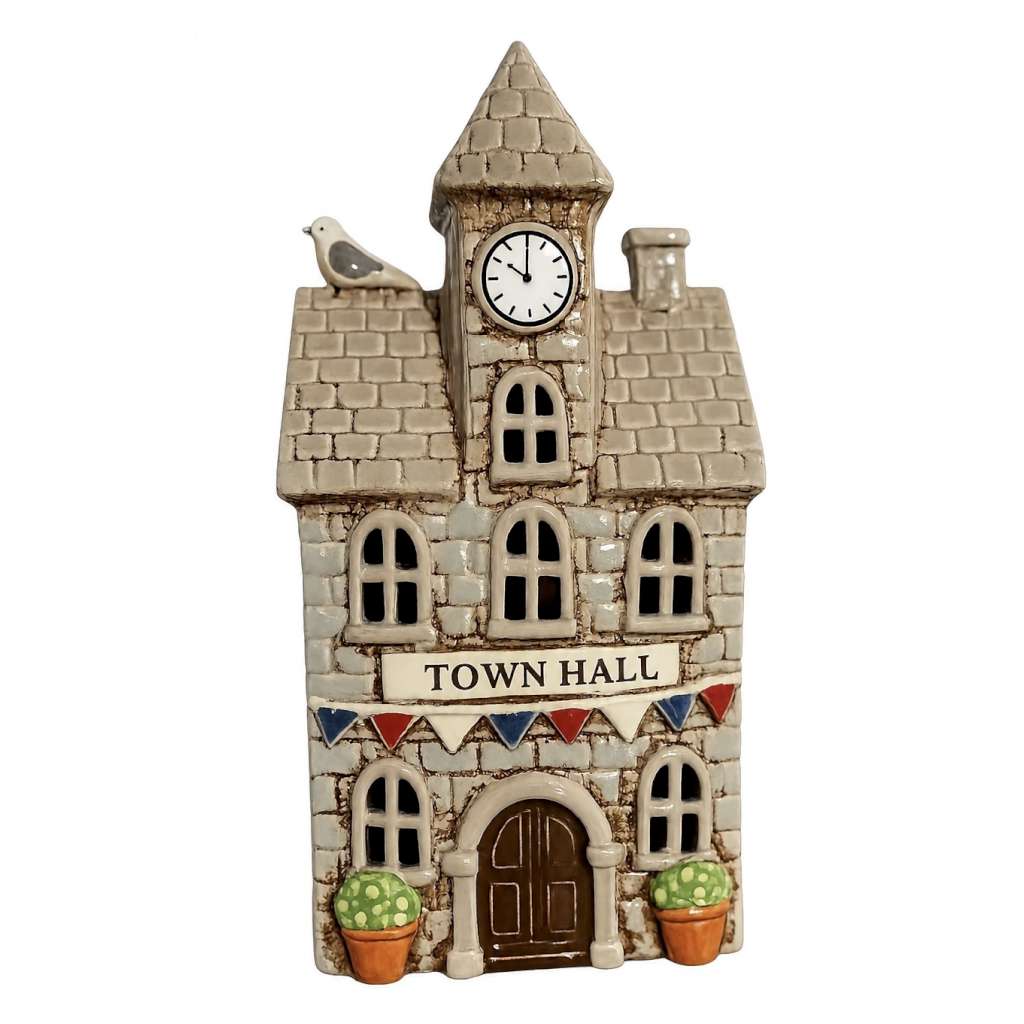 Ceramic Tea Light Holder | Town Hall by Yellow Rock Decor, Sunrise Accessories. Australian Art Prints, Gifts, Fashion and Homewares. Green Door Decor. www.greendoordecor.com.au