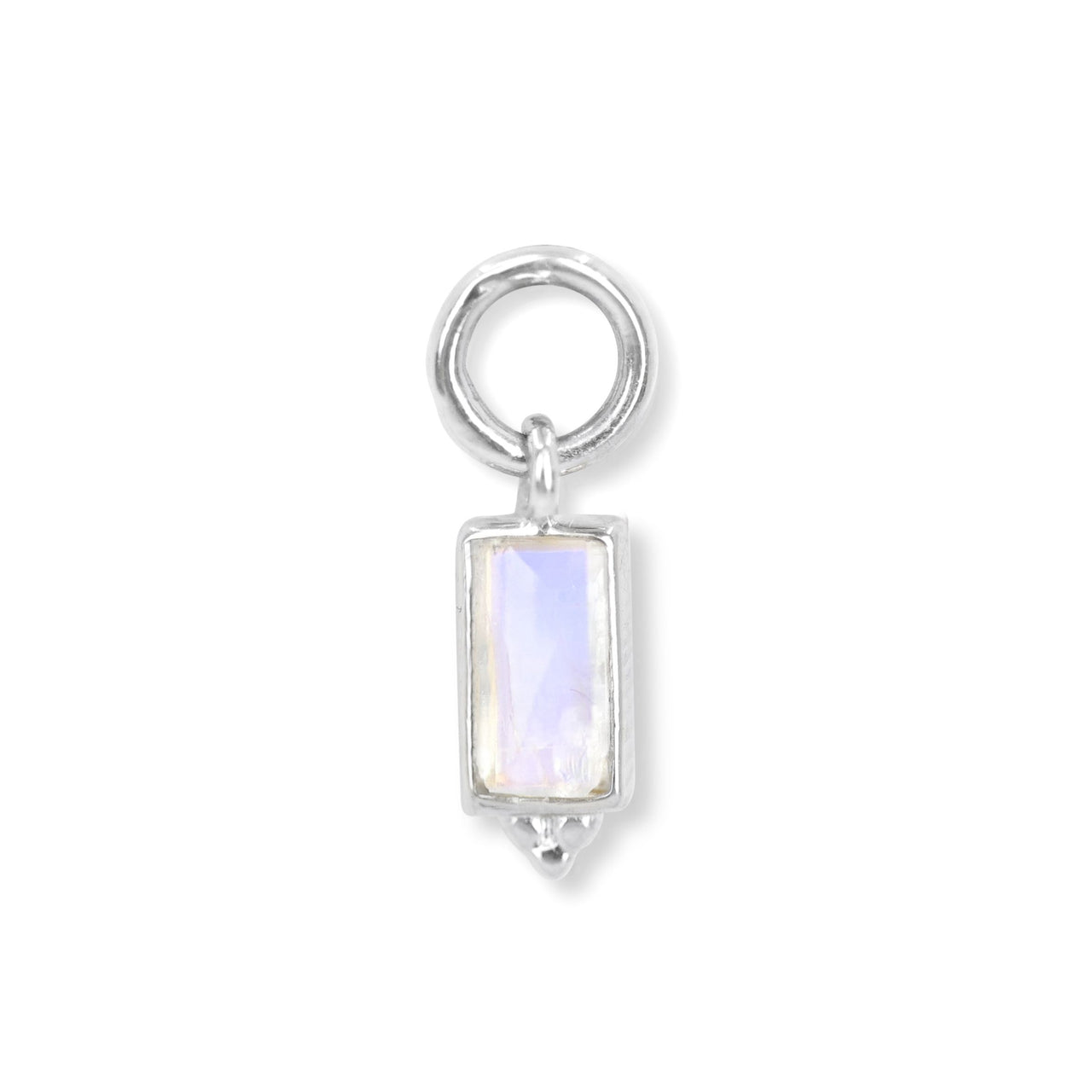 'Baguette Moonstone' Silver Charm by ToniMay. Australian Art Prints and Homewares. Green Door Decor. www.greendoordecor.com.au