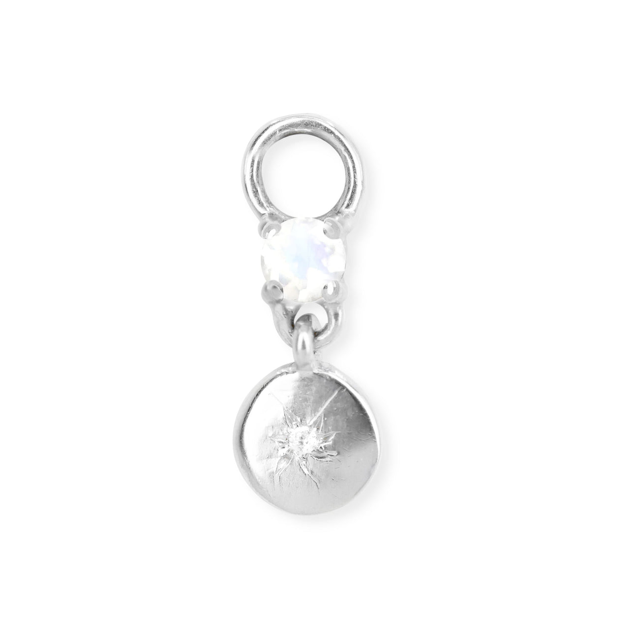 'Chloe Moonstone' Silver Charm by ToniMay. Australian Art Prints and Homewares. Green Door Decor. www.greendoordecor.com.au