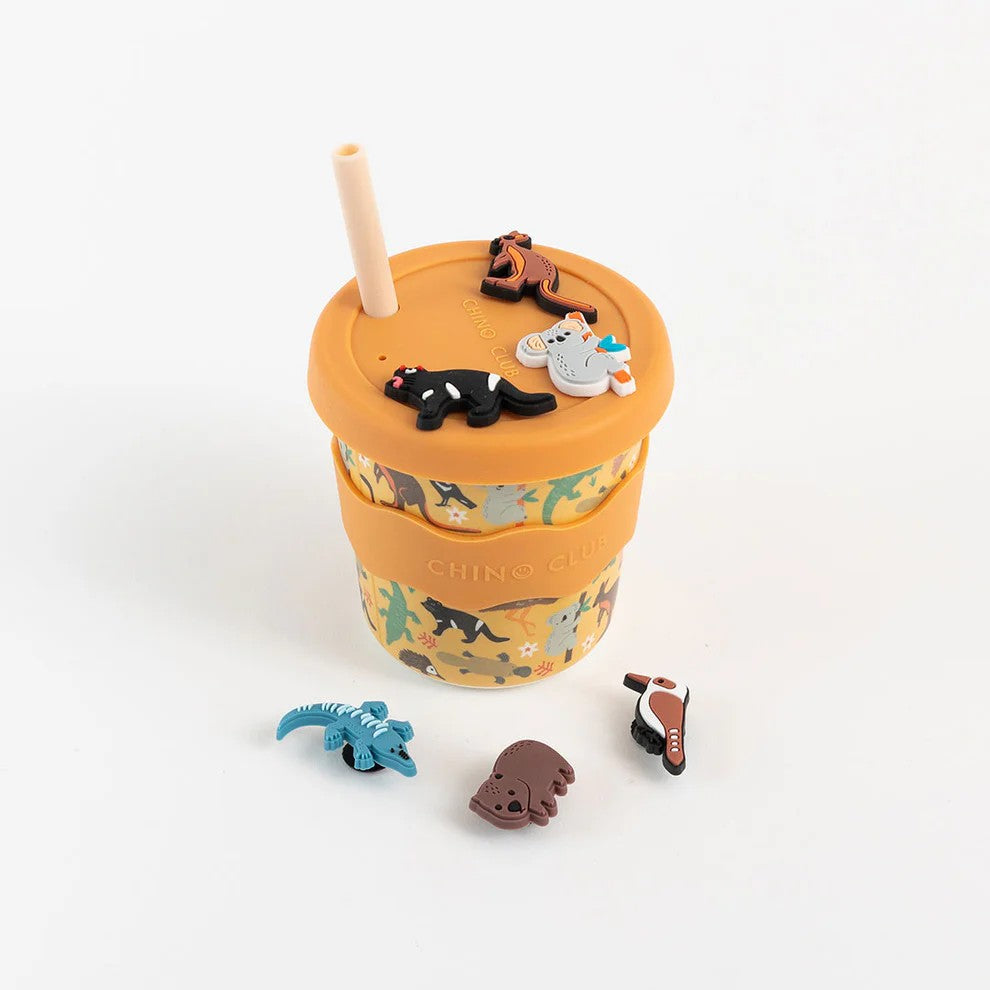 Chino Charm Cup (8oz) | Aussie Animal by Chino Club. Australian Art Prints, Fashion and Homewares. Green Door Decor. www.greendoordecor.com.au