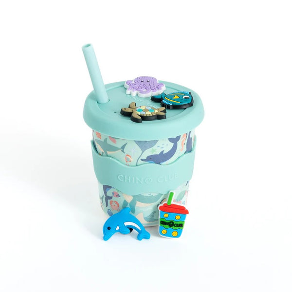 Chino Charm Cup (8oz) | Sea Creatures by Chino Club. Australian Art Prints and Homewares. Green Door Decor. www.greendoordecor.com.au