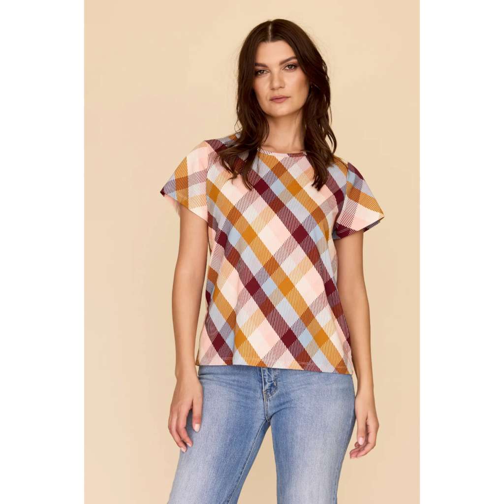 Checkered Love Tee | Frock Me Out. Australian Art Prints and Homewares. Green Door Decor. www.greendoordecor.com.au