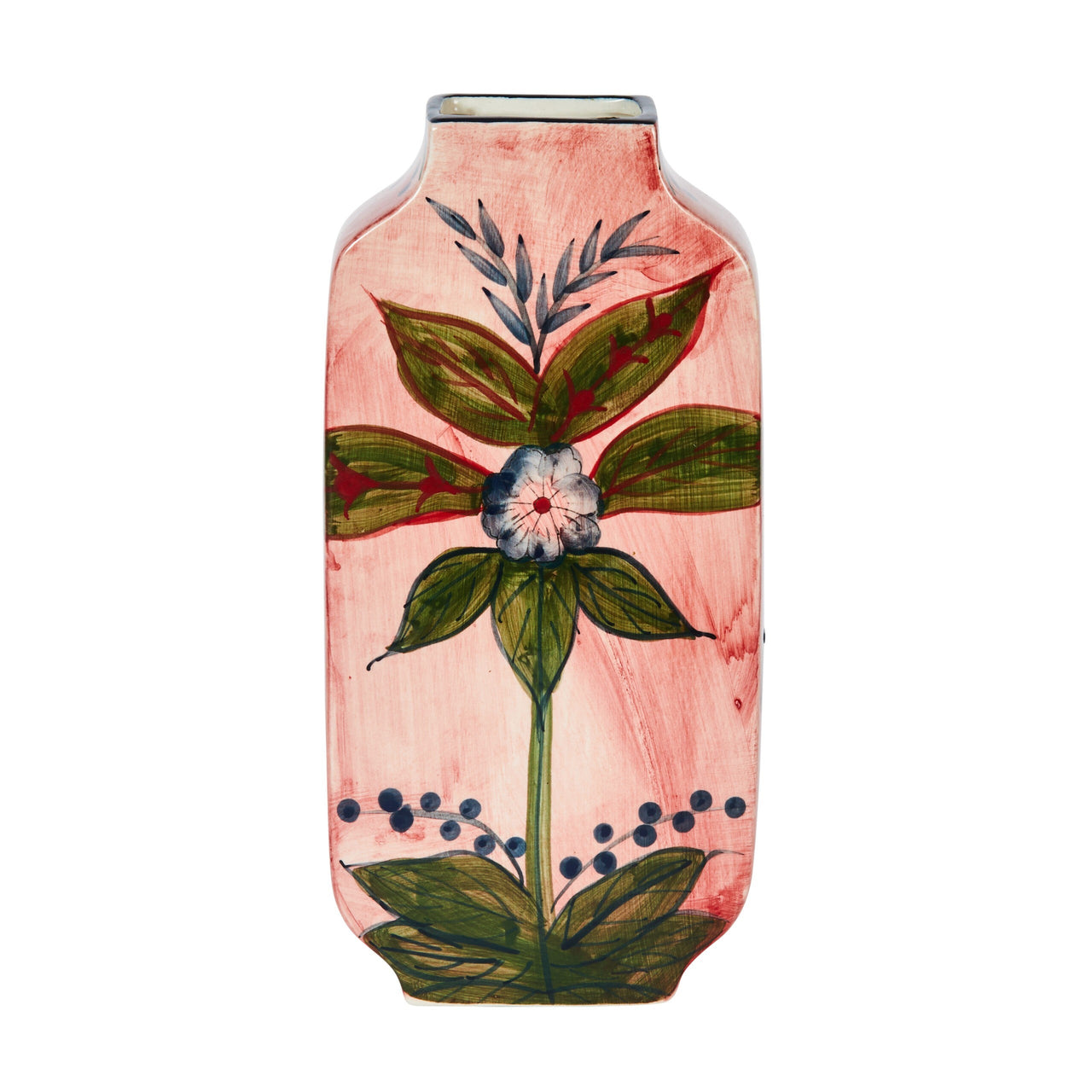 'Cherie' Ceramic Hand Painted Vase by Sanctuary Studio. Australian Art Prints and Homewares. Green Door Decor. www.greendoordecor.com.au