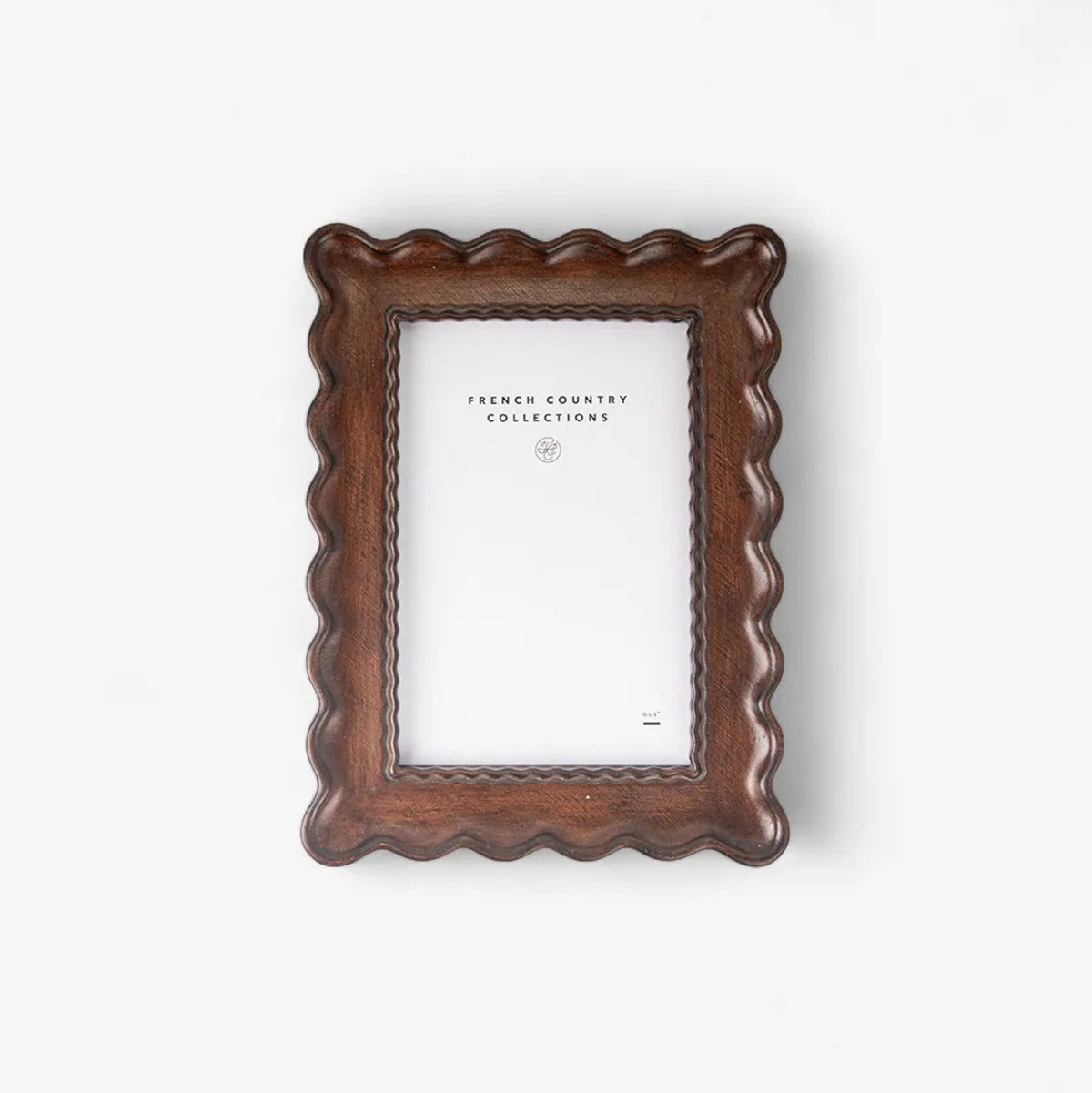 Chestnut Wavy Photo Frame | 4 x 6" by French Country Collections. Australian Art Prints and Homewares. Green Door Decor. www.greendoordecor.com.au