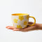 Chino Mug | Daisy Mustard by Jones and Co. Australian Art Prints, Gifts, Fashion and Homewares. Green Door Decor. www.greendoordecor.com.au