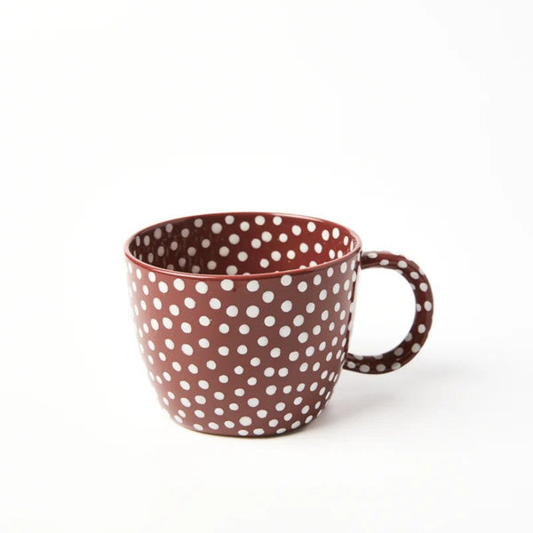 Chino Mug | Mahogany Sprinkle by Jones and Co. Australian Art Prints, Gifts, Fashion and Homewares. Green Door Decor. www.greendoordecor.com.au