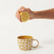 Chino Mug | Mustard Dot by Jones and Co. Australian Art Prints and Homewares. Green Door Decor. www.greendoordecor.com.au