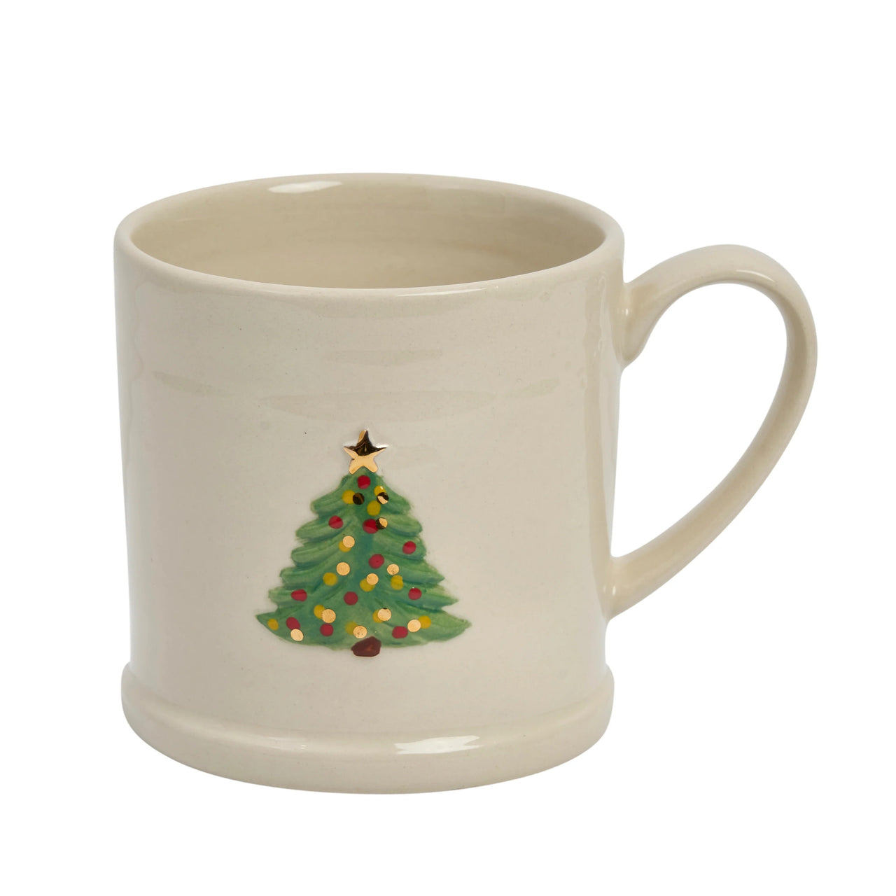 Christmas Favourites Mug | Tree with Gold Star by Robert Gordon. Australian Art Prints, Gifts, Fashion and Homewares. Green Door Decor. www.greendoordecor.com.au