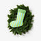 Christmas Stocking | Stripe Green by Bonnie and Neil. Australian Art Prints and Homewares. Green Door Decor. www.greendoordecor.com.au