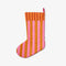 Christmas Stocking | Stripe Tan Pink by Bonnie and Neil. Australian Art Prints and Homewares. Green Door Decor. www.greendoordecor.com.au