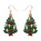 Christmas Tree Centre-Piece Drop Earrings | Erstwilder. Australian Art Prints and Homewares. Green Door Decor. www.greendoordecor.com.au