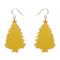 Christmas Tree Centre-Piece Drop Earrings | Erstwilder. Australian Art Prints and Homewares. Green Door Decor. www.greendoordecor.com.au