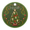 Christmas Tree Centre-Piece Enamel Pin | Erstwilder. Australian Art Prints and Homewares. Green Door Decor. www.greendoordecor.com.au