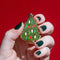 Christmas Tree Centre-Piece Enamel Pin | Erstwilder. Australian Art Prints and Homewares. Green Door Decor. www.greendoordecor.com.au