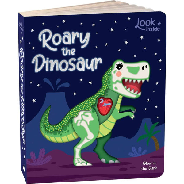 Chunky Look Inside Book | Roary the Dinosaur by Lake Press. Australian Art Prints, Gifts, Fashion and Homewares. Green Door Decor. www.greendoordecor.com.au