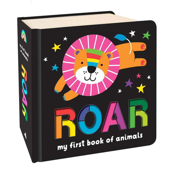 Chunky Neon Board Book - Roar by Lake Press. Australian Art Prints and Homewares. Green Door Decor. www.greendoordecor.com.au