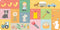 Chunky Ribbon Tabbed Board Book | First 200 Words by Lake Press. Australian Art Prints, Gifts, Fashion and Homewares. Green Door Decor. www.greendoordecor.com.au