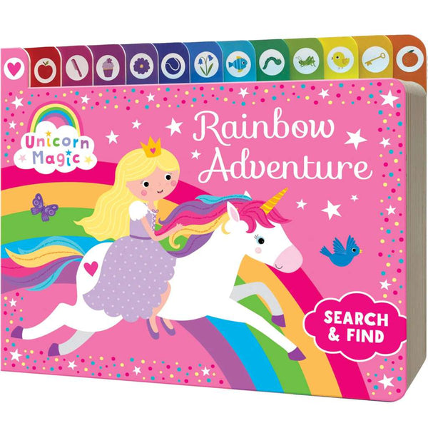 Chunky Tabbed Board Book | Unicorn Magic by Lake Press. Australian Art Prints, Gifts, Fashion and Homewares. Green Door Decor. www.greendoordecor.com.au