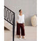 Ciara 7/8 Length Bamboo Culotte Pant | Burgundy by Lou Lou Australia. Australian Art Prints, Gifts, Fashion and Homewares. Green Door Decor. www.greendoordecor.com.au