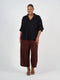Ciara 7/8 Length Bamboo Culotte Pant | Burgundy by Lou Lou Australia. Australian Art Prints, Gifts, Fashion and Homewares. Green Door Decor. www.greendoordecor.com.au