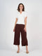 Ciara 7/8 Length Bamboo Culotte Pant | Burgundy by Lou Lou Australia. Australian Art Prints, Gifts, Fashion and Homewares. Green Door Decor. www.greendoordecor.com.au