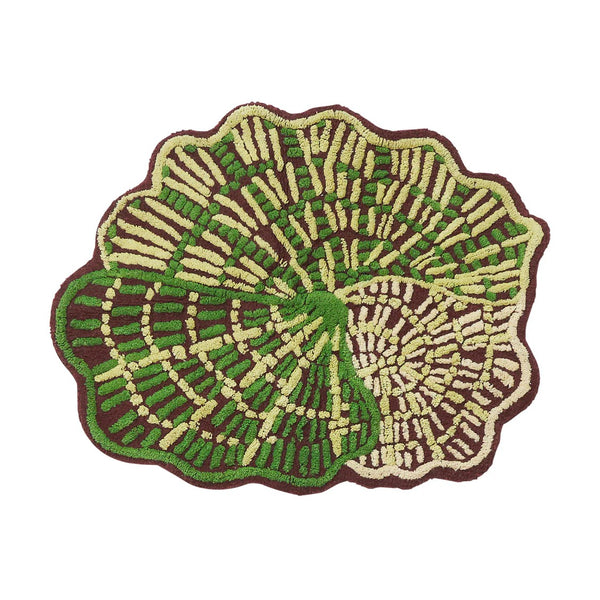 'Claudelle' Bath Mat | Garnet