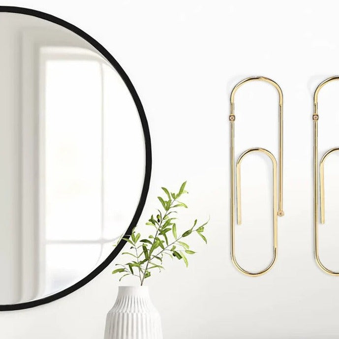 Paperclip Wall Hook | Gold by Bendo . Australian Art Prints and Homewares. Green Door Decor. www.greendoordecor.com.au