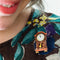 Clock Simplified Mini Brooch | Erstwilder. Australian Art Prints, Gifts, Fashion and Homewares. Green Door Decor. www.greendoordecor.com.au