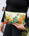 Clutch Purse | Botanical Blooms Flowers by La La Land. Australian Art Prints and Homewares. Green Door Decor. www.greendoordecor.com.au