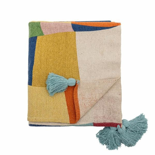 Bloomingville | Colorine Throw by French Bazaar. Australian Art Prints, Gifts, Fashion and Homewares. Green Door Decor. www.greendoordecor.com.au