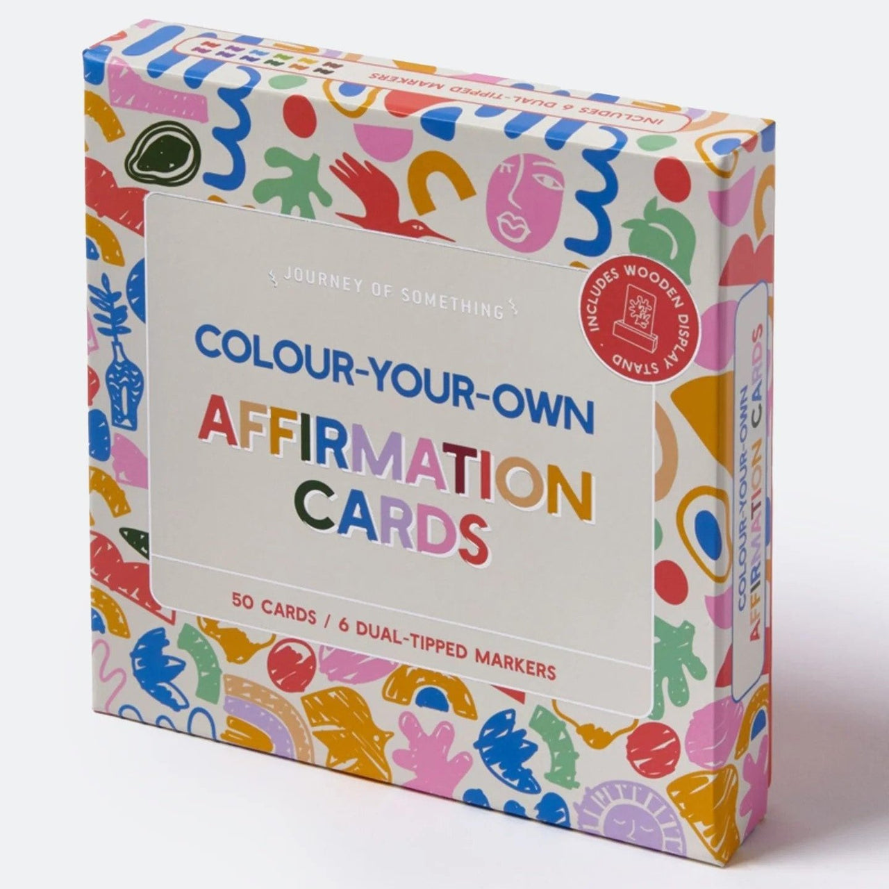 Colour Your Own Affirmation Cards by Journey of Something. Australian Art Prints and Homewares. Green Door Decor. www.greendoordecor.com.au