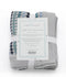 Confetti Stripe Baby Blanket | Blue by Nana Huchy. Australian Art Prints, Gifts, Fashion and Homewares. Green Door Decor. www.greendoordecor.com.au