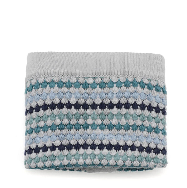 Confetti Stripe Baby Blanket | Blue by Nana Huchy. Australian Art Prints, Gifts, Fashion and Homewares. Green Door Decor. www.greendoordecor.com.au