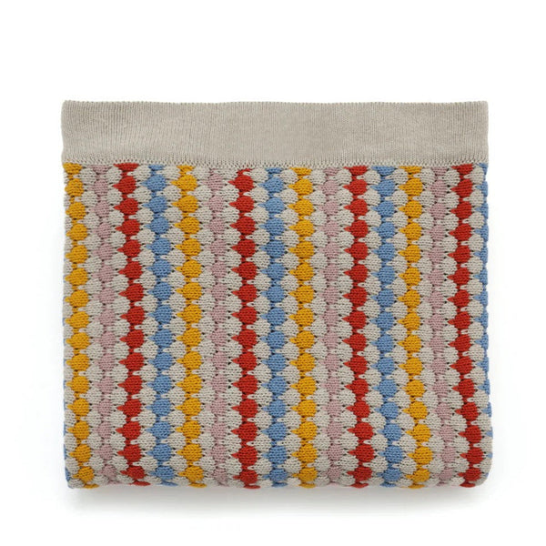 Confetti Stripe Baby Blanket | Carnival by Nana Huchy. Australian Art Prints, Gifts, Fashion and Homewares. Green Door Decor. www.greendoordecor.com.au