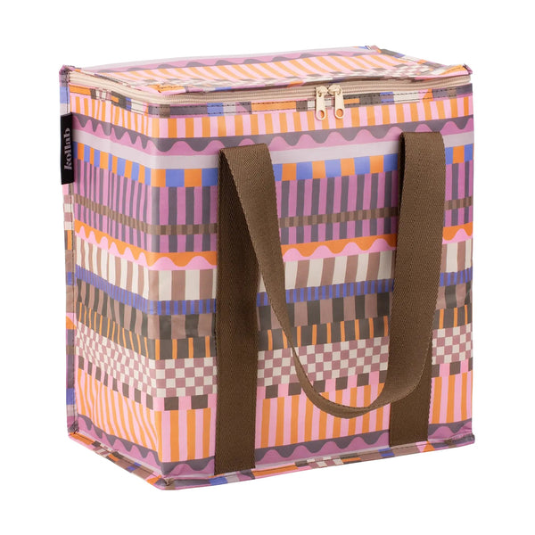 Cooler Bag | Carnival Stripe by Kollab. Australian Art Prints, Gifts, Fashion and Homewares. Green Door Decor. www.greendoordecor.com.au