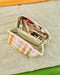 Cosmetic Bag | Golden Hour Checked by La La Land. Australian Art Prints, Fashion and Homewares. Green Door Decor. www.greendoordecor.com.au