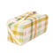 Cosmetic Bag | Golden Hour Checked by La La Land. Australian Art Prints, Fashion and Homewares. Green Door Decor. www.greendoordecor.com.au