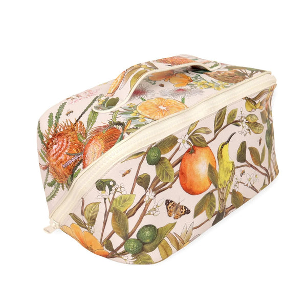 Cosmetic Bag | Golden Hour by La La Land. Australian Art Prints, Fashion and Homewares. Green Door Decor. www.greendoordecor.com.au