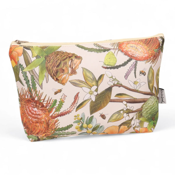 Cosmetic Pouch | Golden Hour by La La Land. Australian Art Prints, Fashion and Homewares. Green Door Decor. www.greendoordecor.com.au
