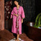 'Cosmin' Cotton Robe by Sage and Clare. Australian Art Prints, Gifts, Fashion and Homewares. Green Door Decor. www.greendoordecor.com.au