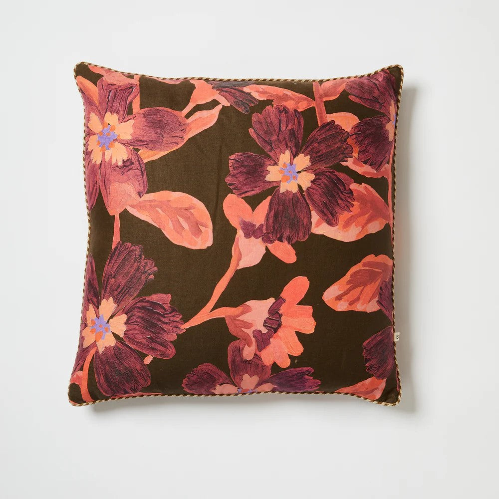 Cosmos Cerise Cushion | 60cm by Bonnie and Neil. Australian Art Prints and Homewares. Green Door Decor. www.greendoordecor.com.au