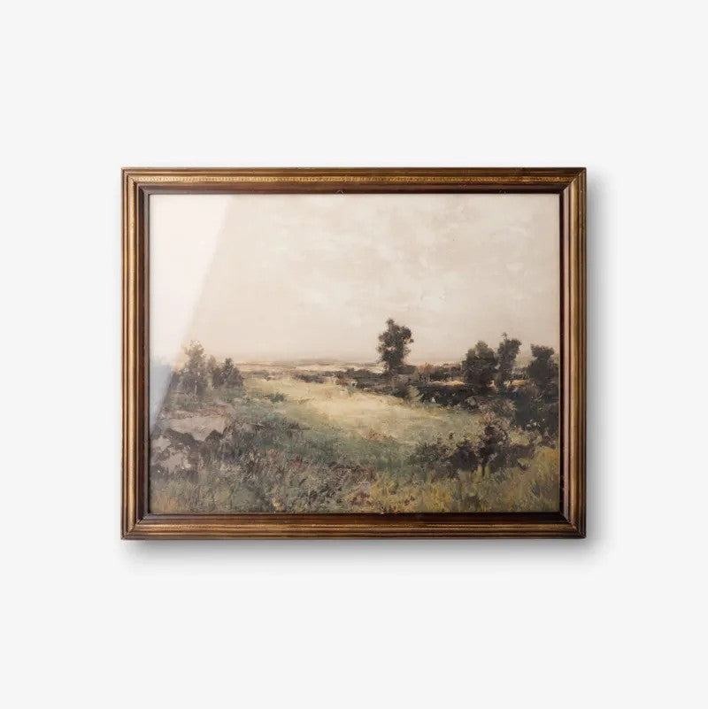 Countryside Landscape | Wall Art by French Country Collections. Australian Art Prints, Gifts, Fashion and Homewares. Green Door Decor. www.greendoordecor.com.au